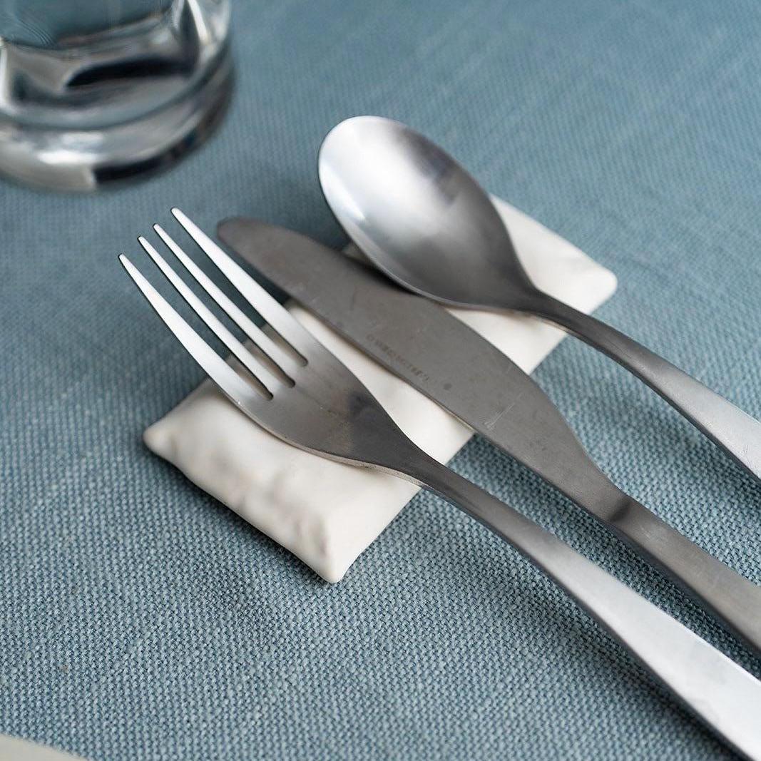Pillow Cutlery "Rest" - Handmade Ceramic Table Setting Accessories - Dopamine Decor!!