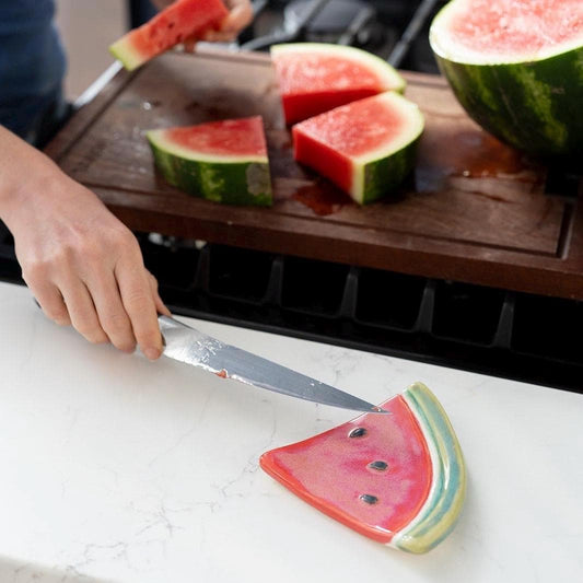 Handmade Watermelon Slice Spoon Rest: Cute + Functional Ceramic Kitchen Decor
