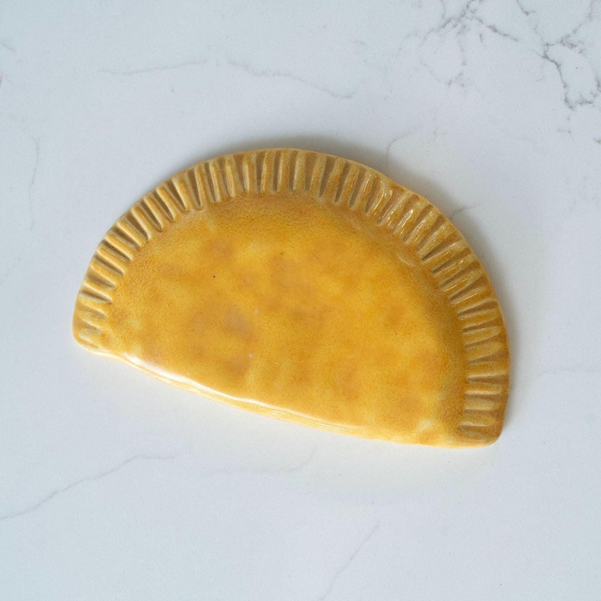 Handmade Empanada Spoon Rest - Fun + Functional Ceramic Kitchen Decor