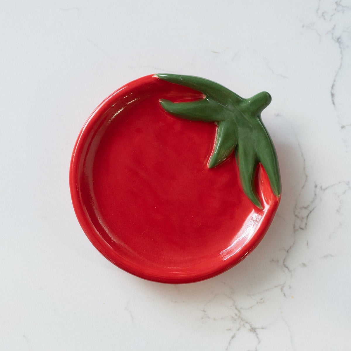 Tomato Spoon Rest - Handmade Ceramic Kitchen Decor