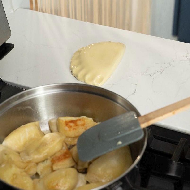Handmade Pierogi Spoon Rest - Fun + Functional Ceramic Kitchen Decor
