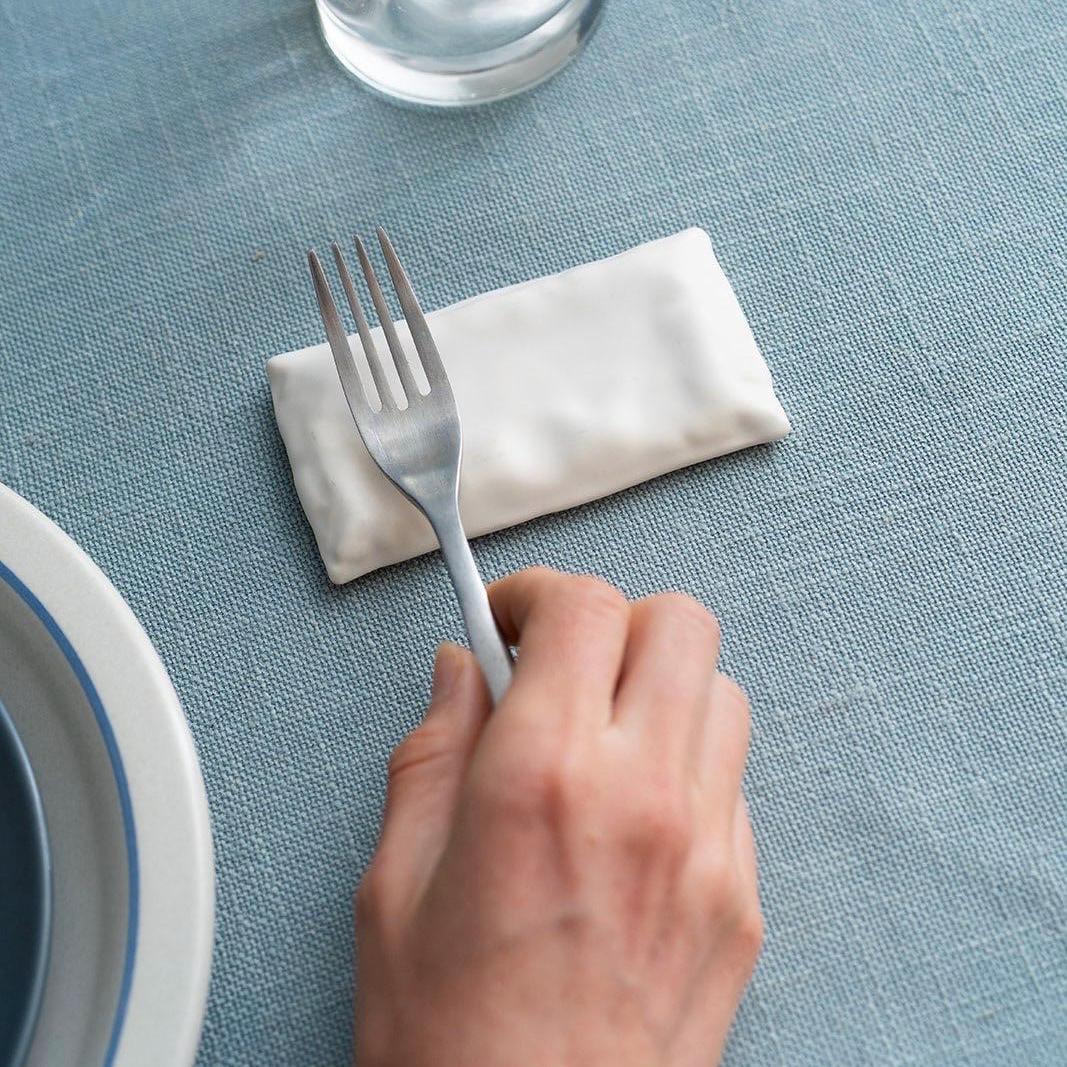 Pillow Cutlery "Rest" - Handmade Ceramic Table Setting Accessories - Dopamine Decor!!