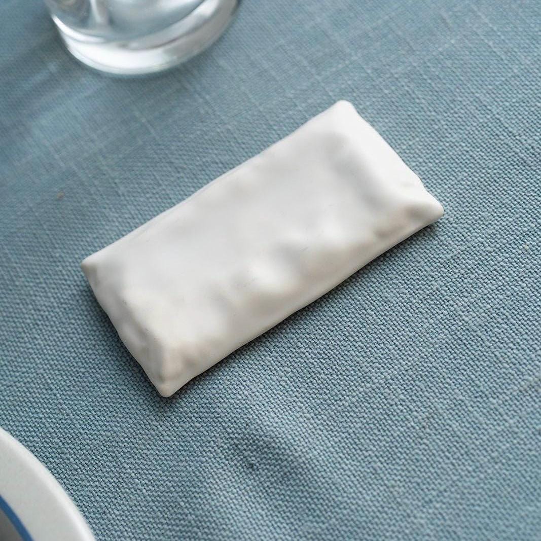 Pillow Cutlery "Rest" - Handmade Ceramic Table Setting Accessories - Dopamine Decor!!