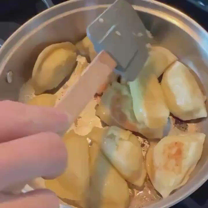 Handmade Pierogi Spoon Rest - Fun + Functional Ceramic Kitchen Decor